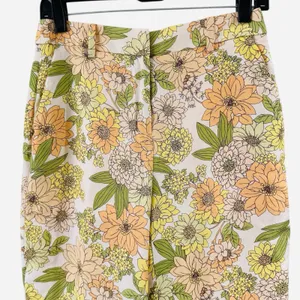 J Crew Drapey Cup to‎ Blend Trouser Pants Womens 2 Zinnia Floral Lined thumbnail 1