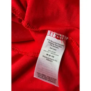 Red Button Front Nightgown Women's Medium Soft Pajama Sleep Shirt Pockets thumbnail 10