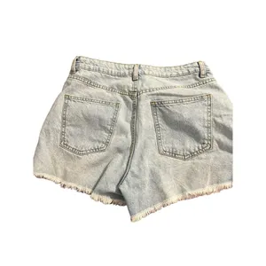 Cotton:On High Rise Mom Denim Shorts Raw Hem Bootie Cutoff Size 8 thumbnail 3