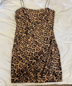 Mini cheetah print dress skylar + Madison thumbnail 1