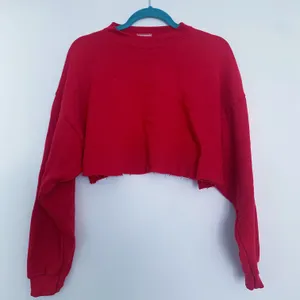 Custom Made Custom Red Cropped Sweater thumbnail 2