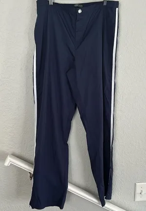Ralph Lauren Blue Windbreaker Rain Pants Gorpcore Athleisure Athletic Large thumbnail 1