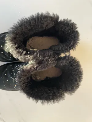 UGG Classic Galaxy Mini Bling Boot Black Suede Womens Size US9 MSRP $180 1103799 thumbnail 2