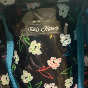 LUG Hover Cosmetic Case - Sky Blue with Floral Inside Lining NWOT thumbnail 4
