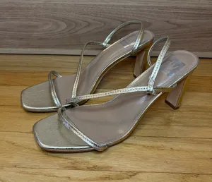 Dolce Vita Starlit Metallic Gold Strappy Heeled Sandals - Size 8.5 thumbnail 1
