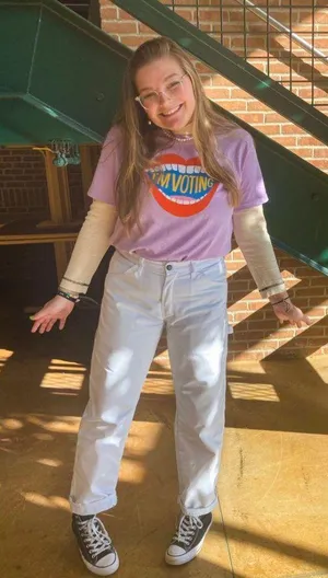 Dickies White Carpenter Pants thumbnail 1
