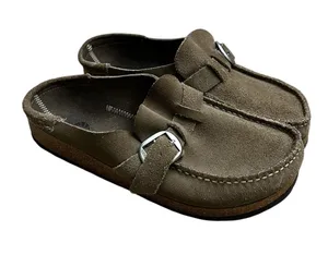 Birkenstock Buckley Suede Leather Clogs Slip On Granola Girl Fall Vibes Utility thumbnail 1