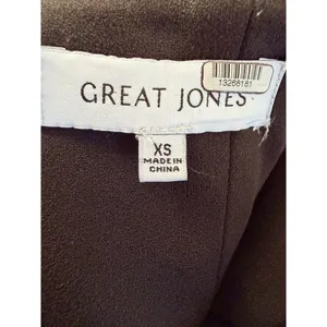 Great Jones‎ Black Bustier Crop Top Structured Corset Back Zip XS Going Out Top thumbnail 5