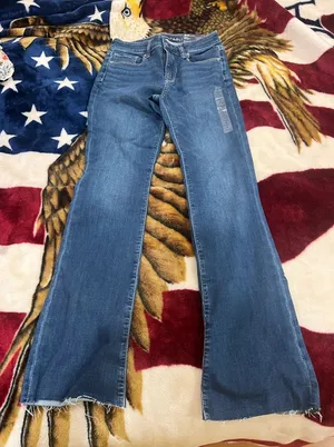 American Eagle Outfitters 4/27 Blue Flare Jeans thumbnail 1