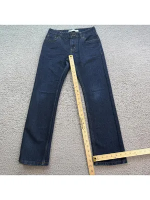 Levis 511 Women Slim Dark Wash Jeans 27x27 Low Rise Cropped Slim Fit Denim Pants thumbnail 4