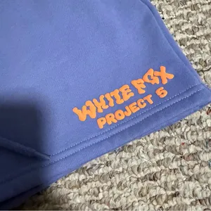 White Fox Project 5 Blue and Orange Lounge Sweat Short- Size Large thumbnail 6