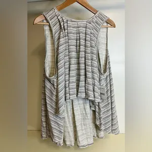 NWT free people cropped shirt - high low - size large thumbnail 3