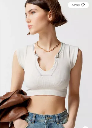 Urban Outfitters Seamless Crop Top thumbnail 1