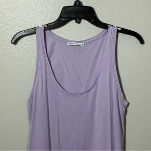 Zara Women Athletic Lilac/purple Tank Top‎ Size XS. thumbnail 4