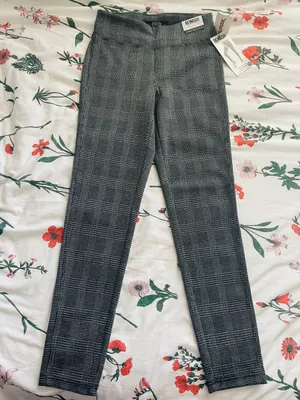 Grey Plaid Pants thumbnail 1