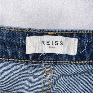 Reiss women’s selin mid Blue Straight leg Jeans size 27 thumbnail 5