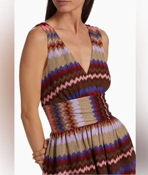 Ramy Brook Laura Zig Zag Tiered Minidress thumbnail 2