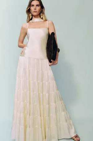 Reformation Agnes Silk Dress thumbnail 1