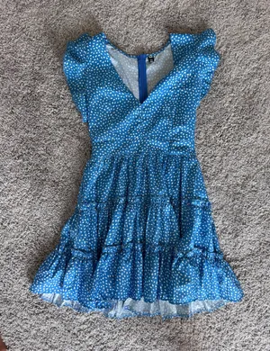 Cute boutique dress mini Blue thumbnail 1