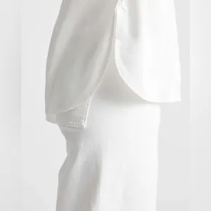 NWT QUINCE Women's White Button-Up Vintage Wash Tencel Camp Shirt Sz XS thumbnail 2