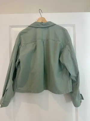 Other & Stories Utility Light Sage Green Jacket thumbnail 3