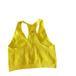 NWT Free People Free Throw Crop Tank Top In Optics Yellow XL thumbnail 5