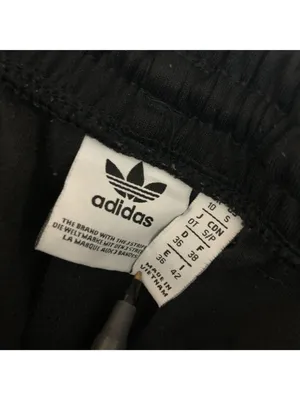 Adidas Originals Black SST Track Pants Womens S 3-Stripes Zippered Pockets thumbnail 3