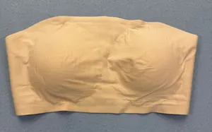 Commando Womens Butter Bandeau Bra Beige‎ Nude Strapless Wireless Large BRA401 thumbnail 1