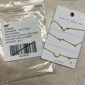 Free people give me away gold layered necklaces thumbnail 4