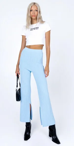 Princess Polly Allen Ribbed Pants  thumbnail 2