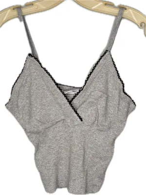 Hard Tail Forever Gray Cotton Top nwot Size undefined thumbnail 1
