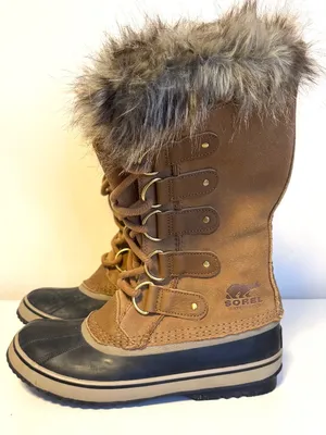 Sorel Joan of Arctic Waterproof Winter Boots Suede Faux Fur Womens Shoe Size 8.5 thumbnail 1