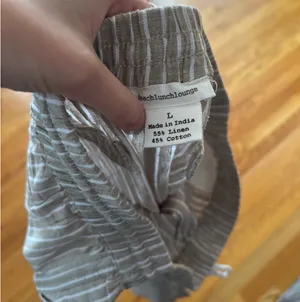 BeachLunchLounge Pants Striped Linen thumbnail 2