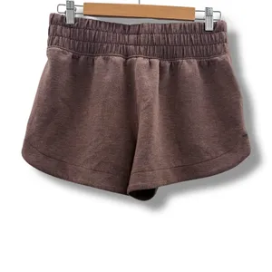 Yogalicious Brown Stretch Waist Scuba Zuri Comfort‎ Athletic Shorts Sz M thumbnail 2