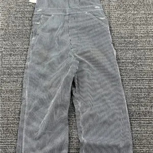 Carhartt Women's Relaxed Fit Denim Railroad Striped Bib Overall XS thumbnail 2