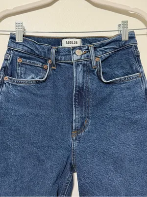 AGOLDE Stovepipe High Rise Jeans Size 24 thumbnail 4