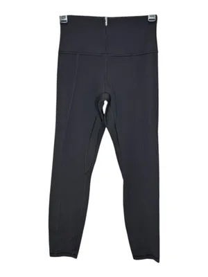 Lululemon ✵ Align High Rise Zip Front Nulu Cropped Pant 25" ✵ Black ✵ 6 W5FMES thumbnail 6