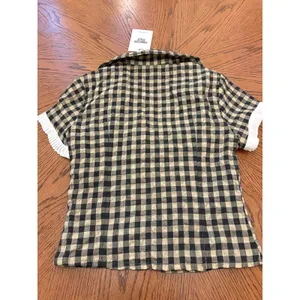Princess Polly Rhom Women 2 Brown Check Gingham Top Co-ord thumbnail 7