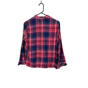 Victorias Secret Red Plaid Pajama Set XS Short Cotton Modal Button Up 2 Piece thumbnail 4