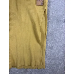 Free People Beach Last Minute Midi Dress In Yellow M Ribbed Multi Wear Options thumbnail 11