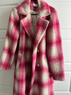 Lovers + Friends Revolve Kanani Coat in Pink Plaid thumbnail 5