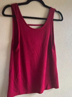 Zyia Active Women's cranberry red active yoga workout top flowy‎ size small thumbnail 2