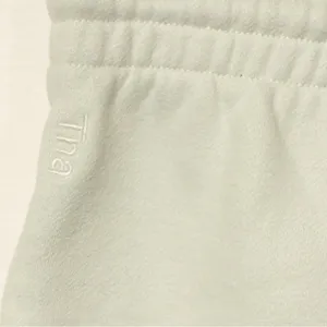Tna Size Medium Cozy Fleece Shorts Pull On Drawstring Heavy Ivory‎ Womens thumbnail 5