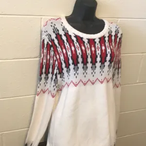 Cotton On light weight fairisle Christmas winter sweater M new thumbnail 3