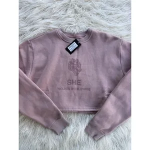 Darc Sport SHE Wolves Worldwide Crewneck Mauve Size Small thumbnail 4