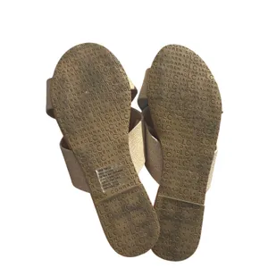 LC Lauren Conrad Azeret Natural Crisscross Slide Sandals Tan Neutral Womens 7 thumbnail 3