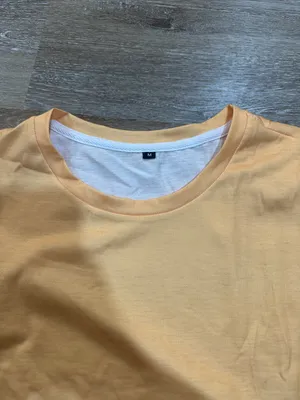 Women’s Short Sleeve Peach Casual T-Shirt Dress thumbnail 2