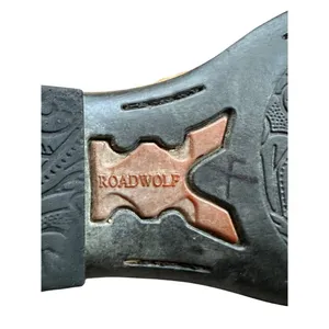 Roadwolf Sz 7M Tan Western Roper Cowboy Boots Leather Western Embroidered thumbnail 5