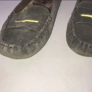 Sam Edelman Size 7.5 Grey‎ Jones Leather Rubber Sole Loafer thumbnail 3