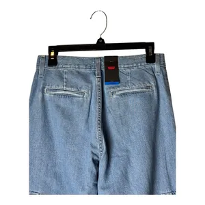 Levis Jeans Women‎ 26 Blue Denim Premium Cool Eco Performance Cargo NWT Retro thumbnail 6
